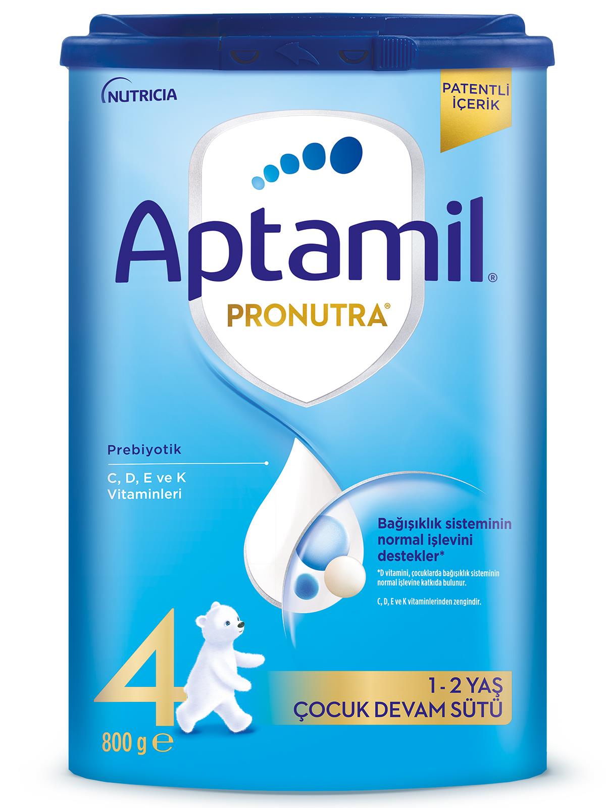 Aptamil 4 Çocuk Devam Sütü 800 g 1 Yaş+ Akıllı Kutu  - Standart