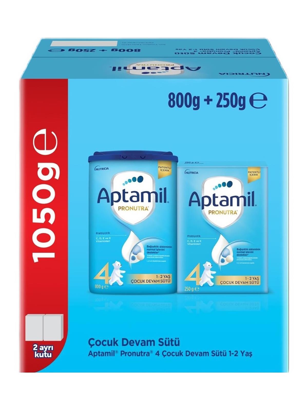 Aptamil 4 Devam Sütü 800 gr + 250 gr