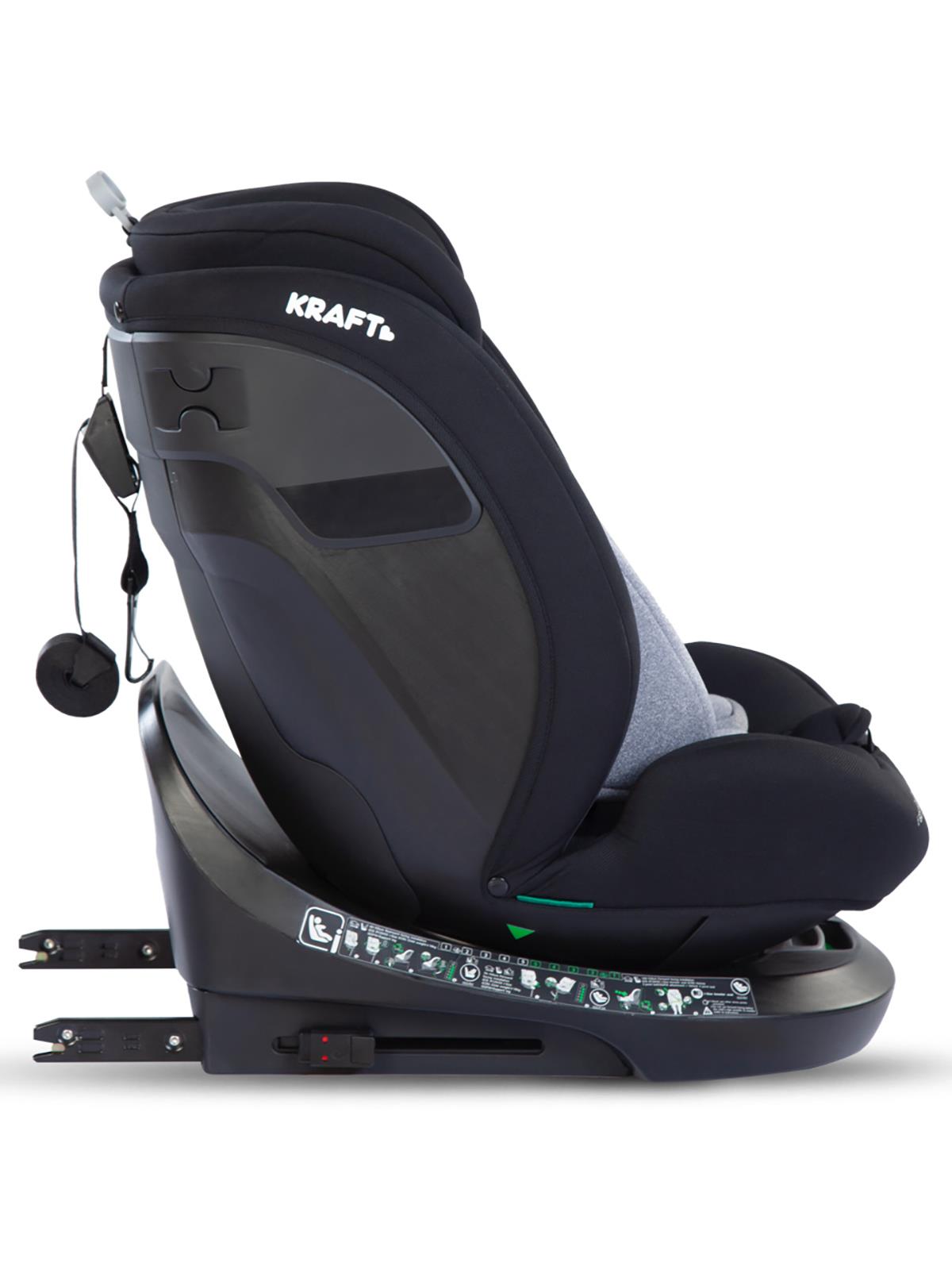 Kraft Spin I-Size Oto Koltuğu 0-36 Kg - Gri