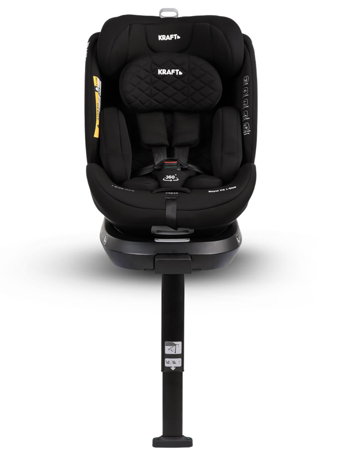 Kraft Royal Pr I-Size Oto Koltuğu 0-36 Kg (40-150 Cm) - Siyah