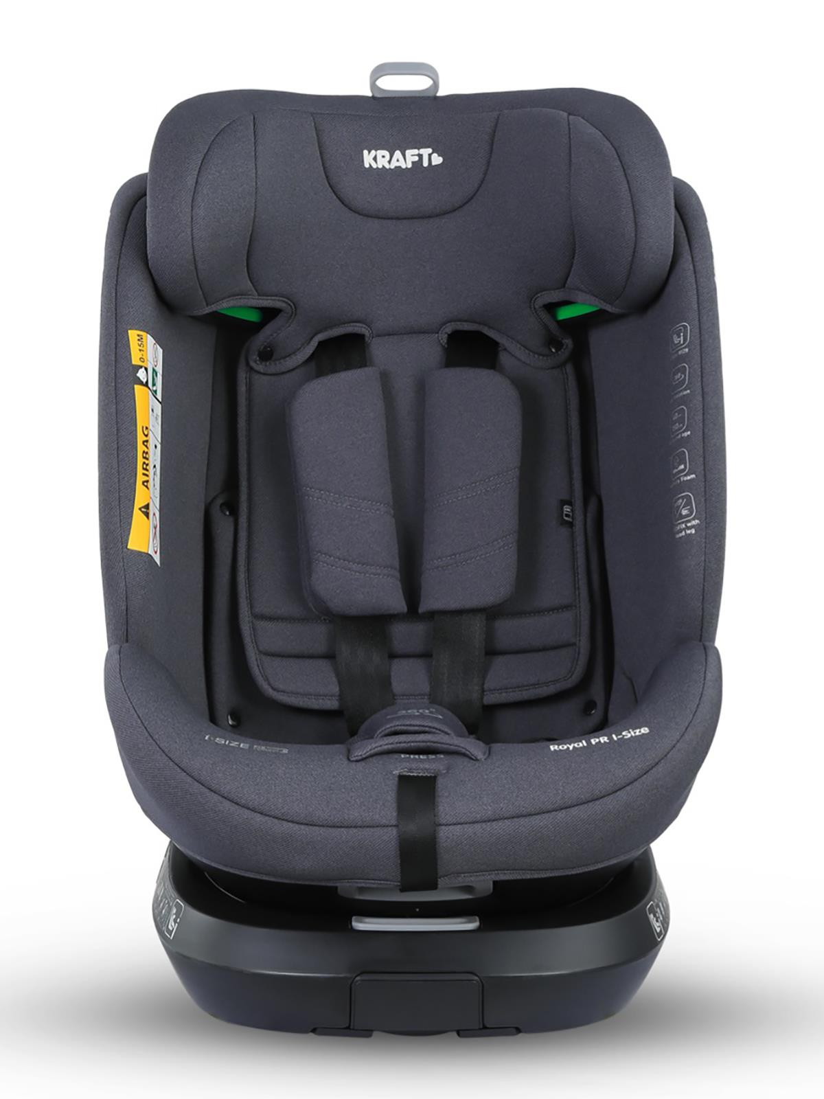 Kraft Royal Pr I-Size Oto Koltuğu 0-36 Kg (40-150 Cm) - Gri