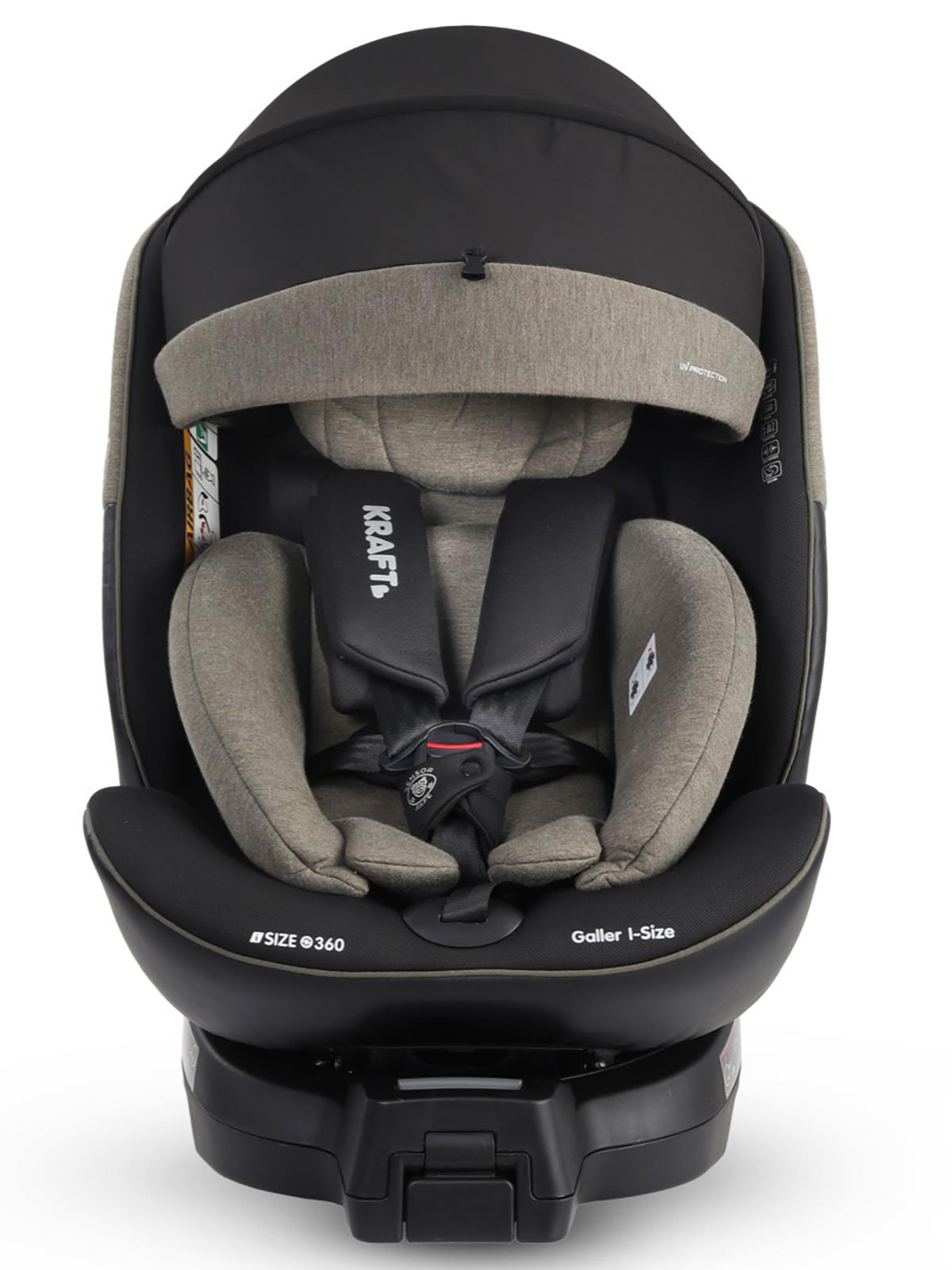 Kraft Galler I-Size Oto Koltuğu 0-36 Kg (40-150 Cm) - Haki