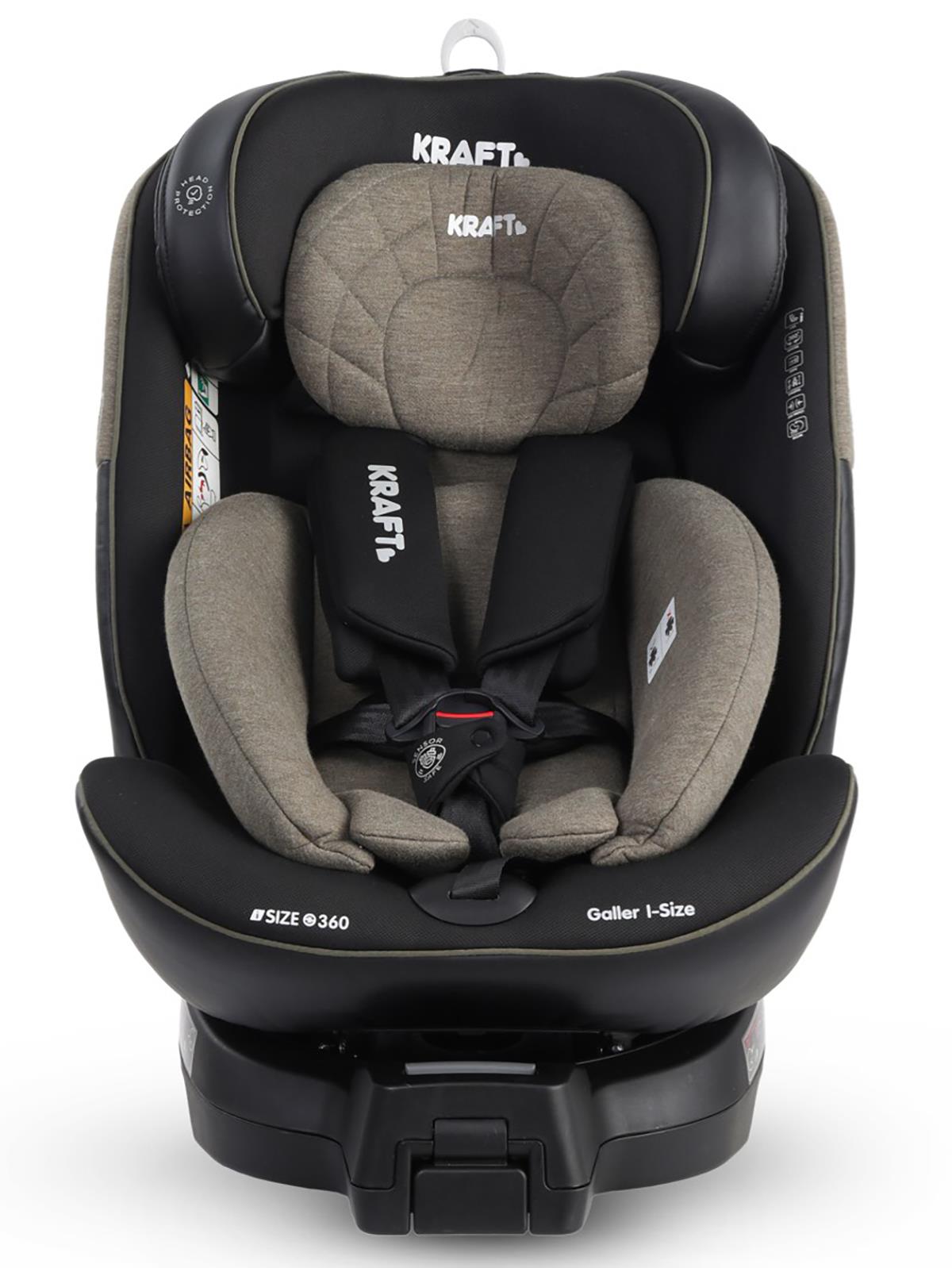 Kraft Galler I-Size Oto Koltuğu 0-36 Kg (40-150 Cm) - Haki