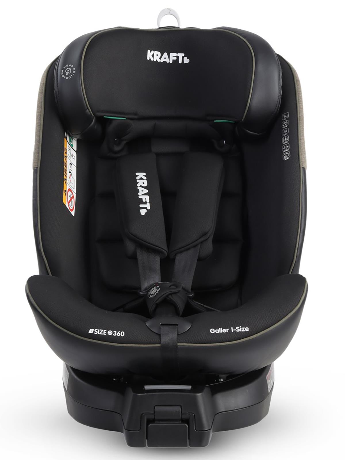 Kraft Galler I-Size Oto Koltuğu 0-36 Kg (40-150 Cm) - Haki