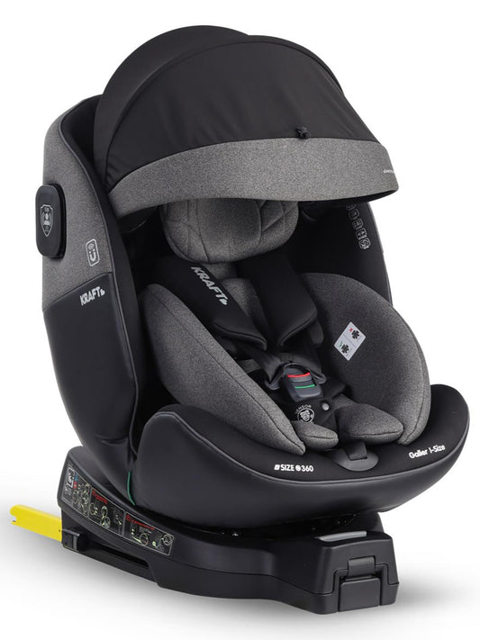 Kraft Galler I-Size Oto Koltuğu 0-36 Kg (40-150 Cm) - Siyah