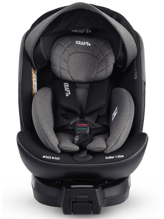 Kraft Galler I-Size Oto Koltuğu 0-36 Kg (40-150 Cm) - Siyah