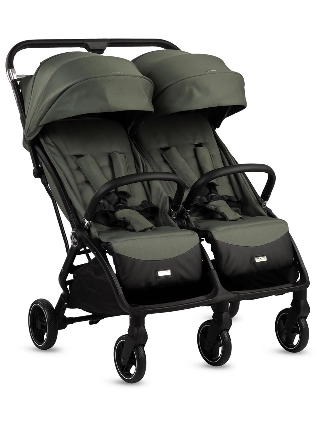 Kraft Duplo İkiz Bebek Arabası - Yeşil