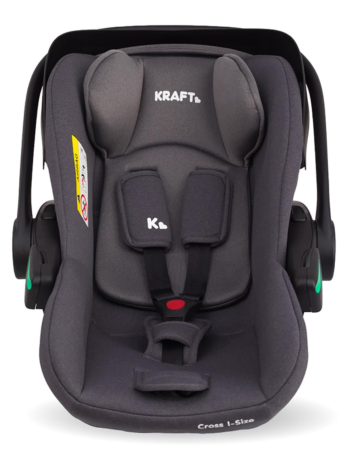 Kraft Cross Fix i-size (40-87 cm) 0-13 kg Oto Koltuğu - Gri