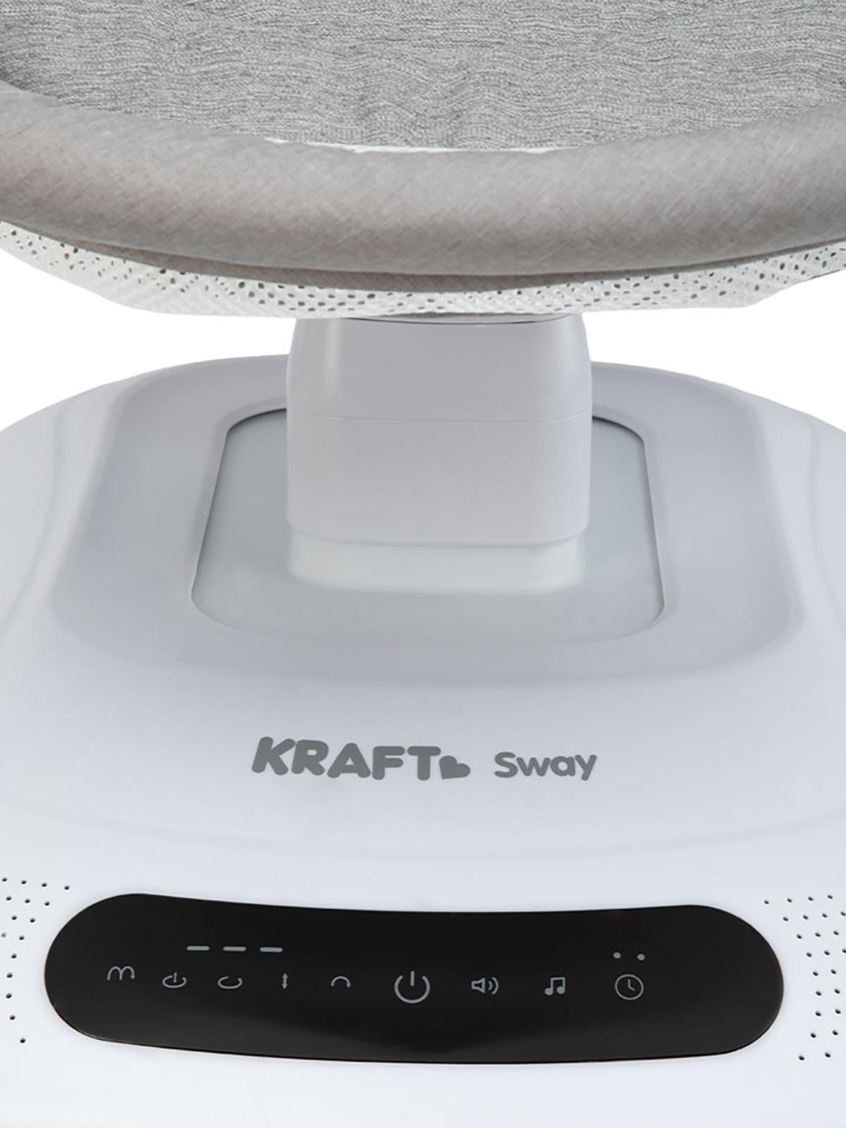 Kraft Sway Portbebeli Elektrikli Salıncak - Gri