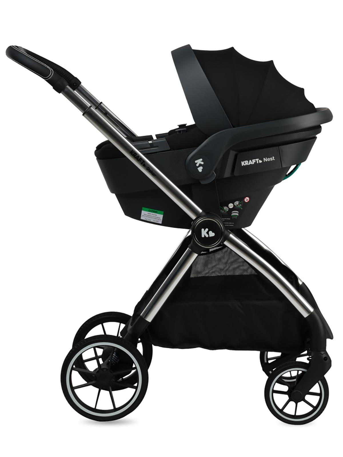 Kraft Dakar Travel Sistem Bebek Arabası - Siyah