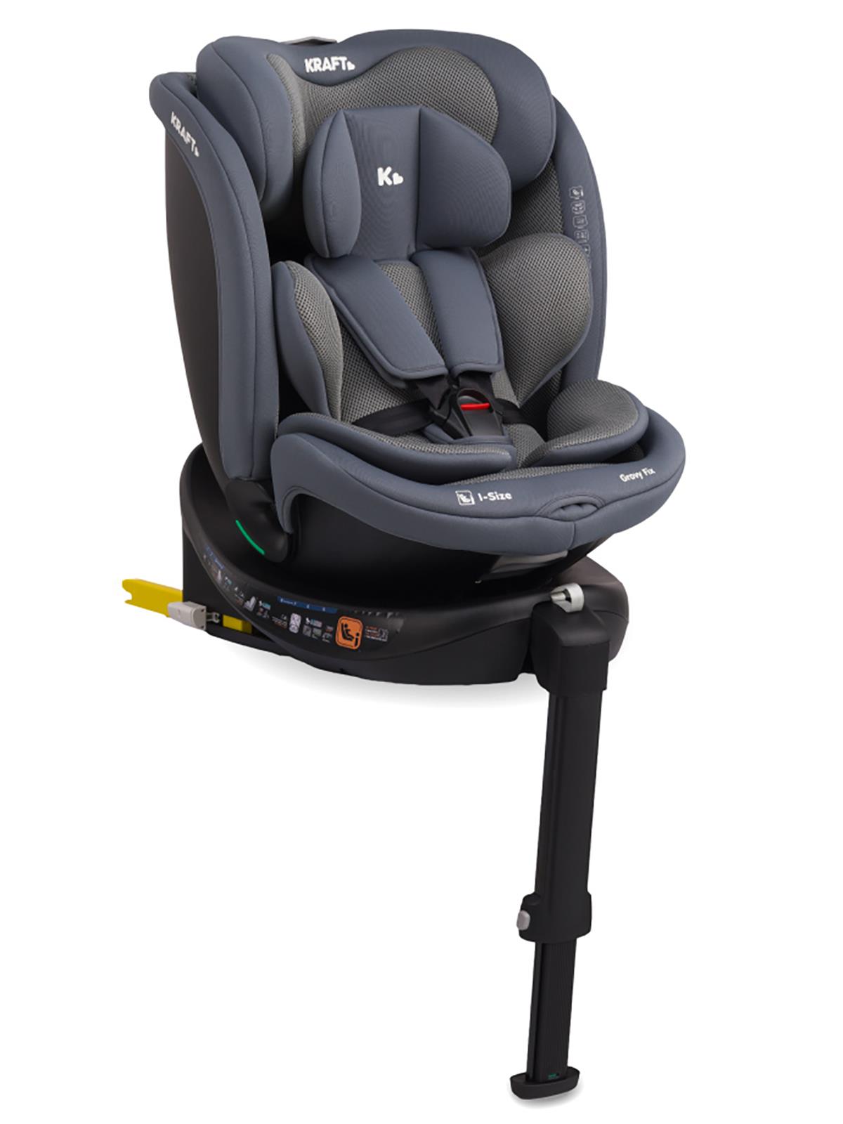 Kraft Grovy I-Size Oto Koltuğu 0-36 Kg (40-150 Cm) - Gri