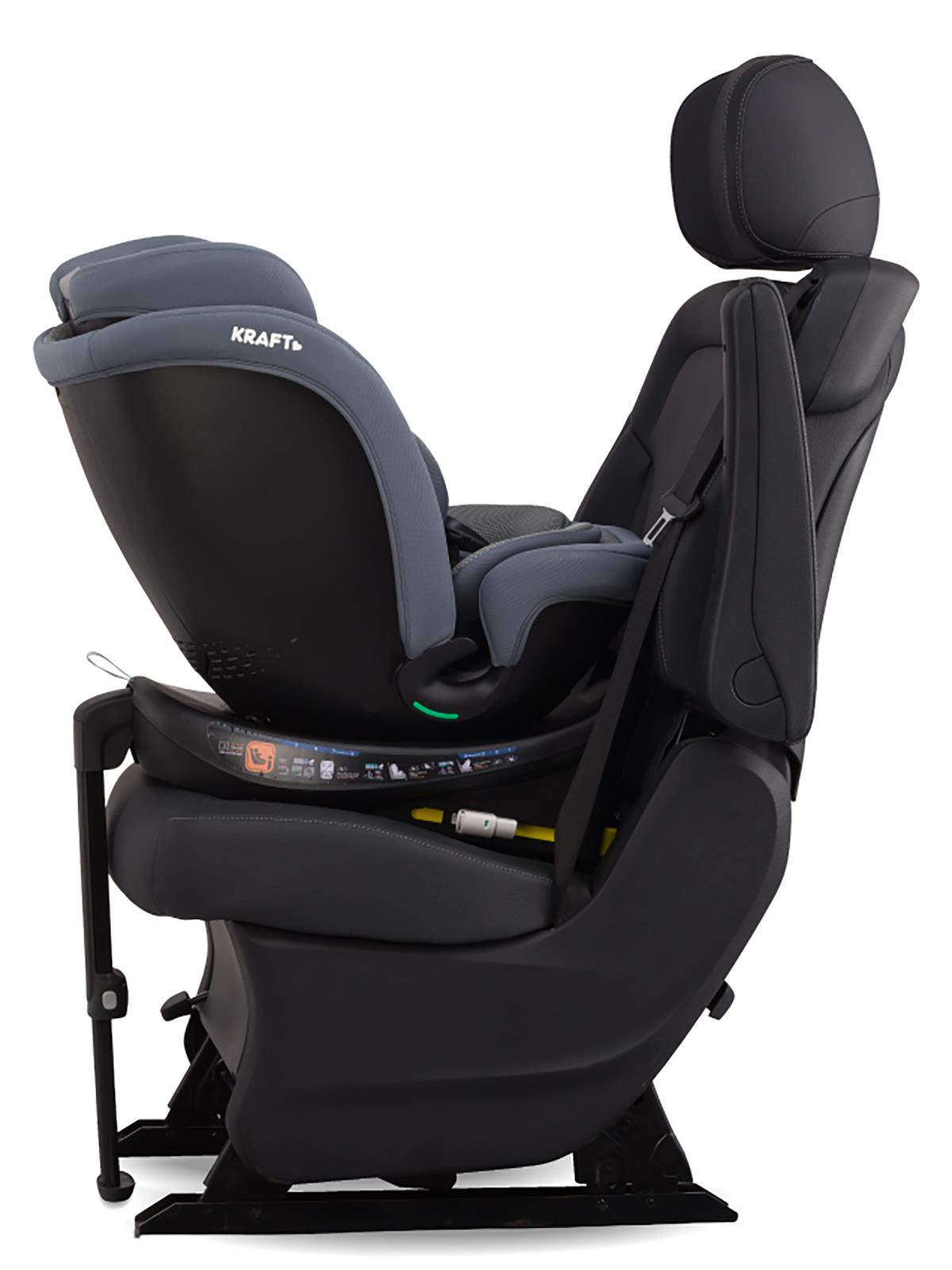 Kraft Grovy I-Size Oto Koltuğu 0-36 Kg (40-150 Cm) - Gri
