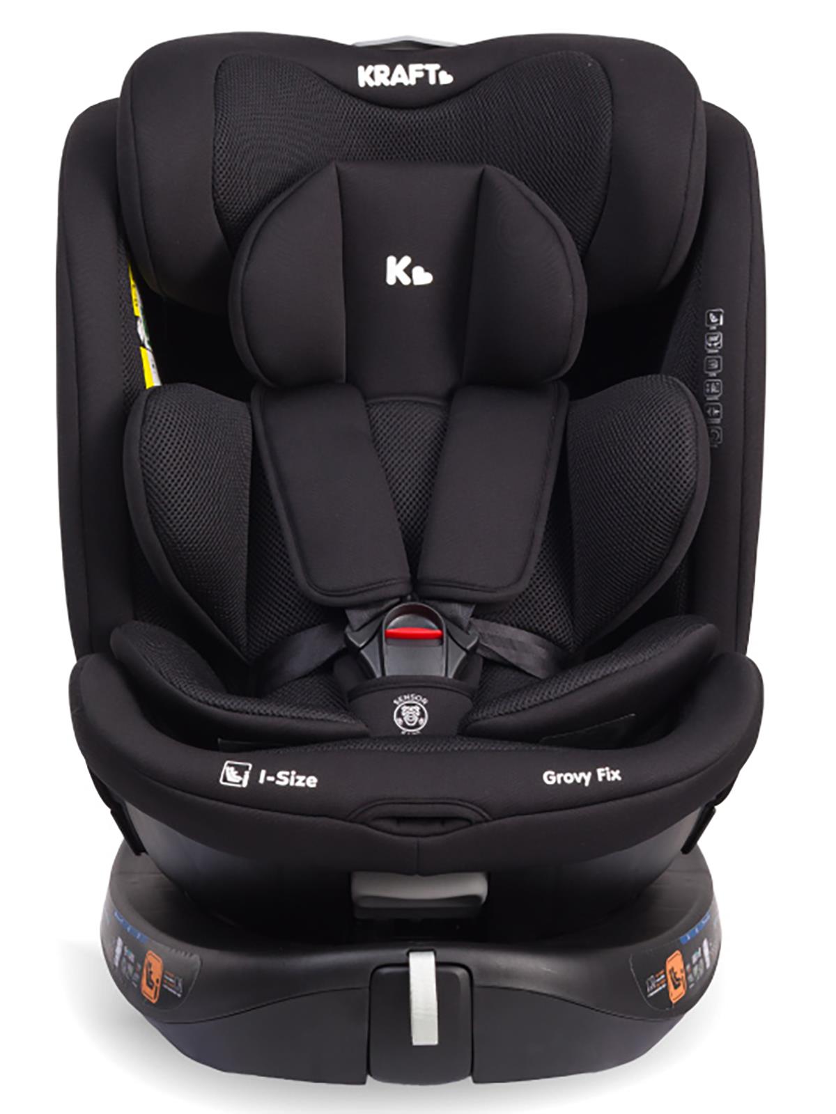 Kraft Grovy I-Size Oto Koltuğu 0-36 Kg (40-150 Cm) - Siyah