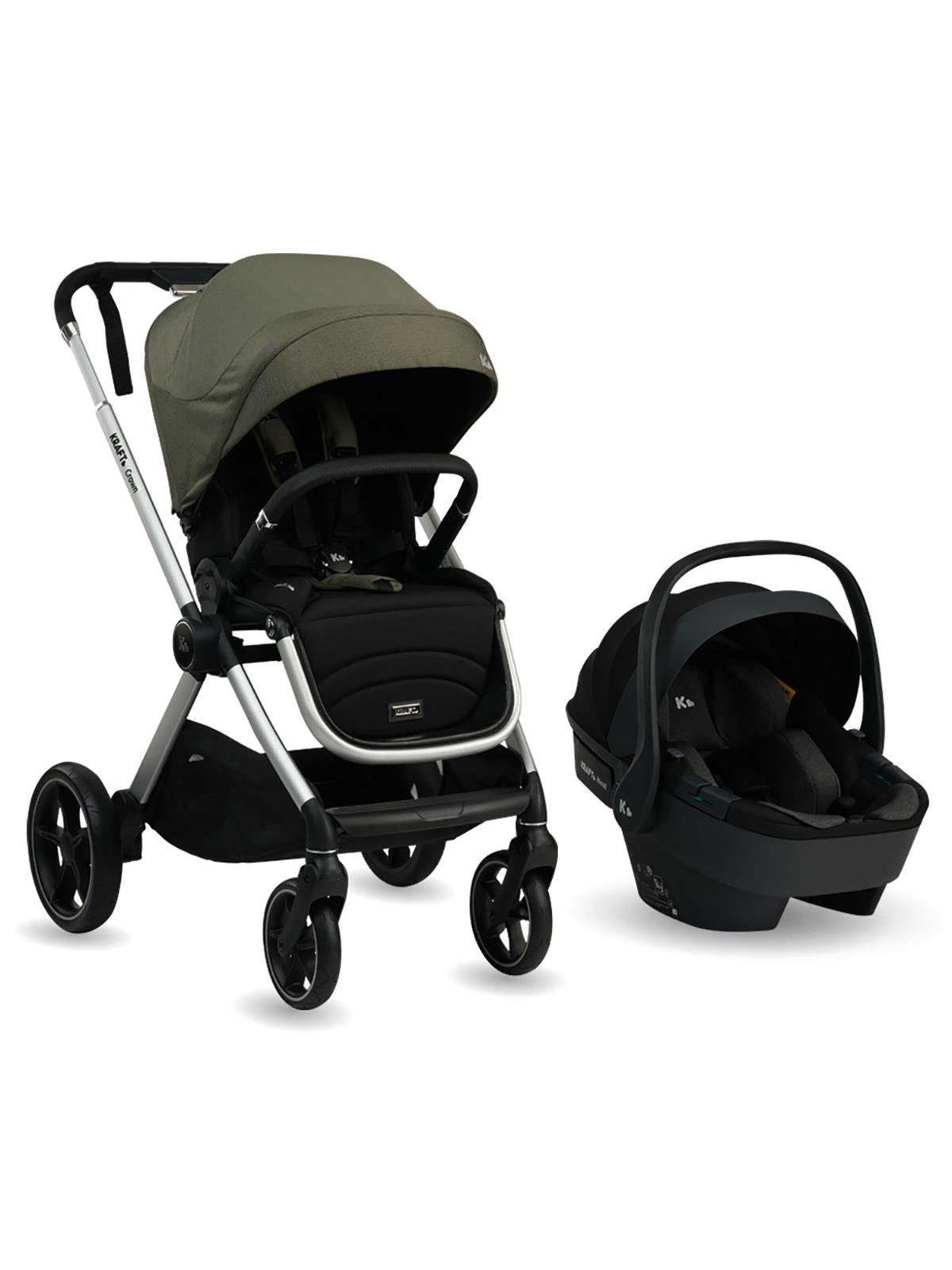 Kraft Crown Travel Sistem Bebek Arabası - Bej