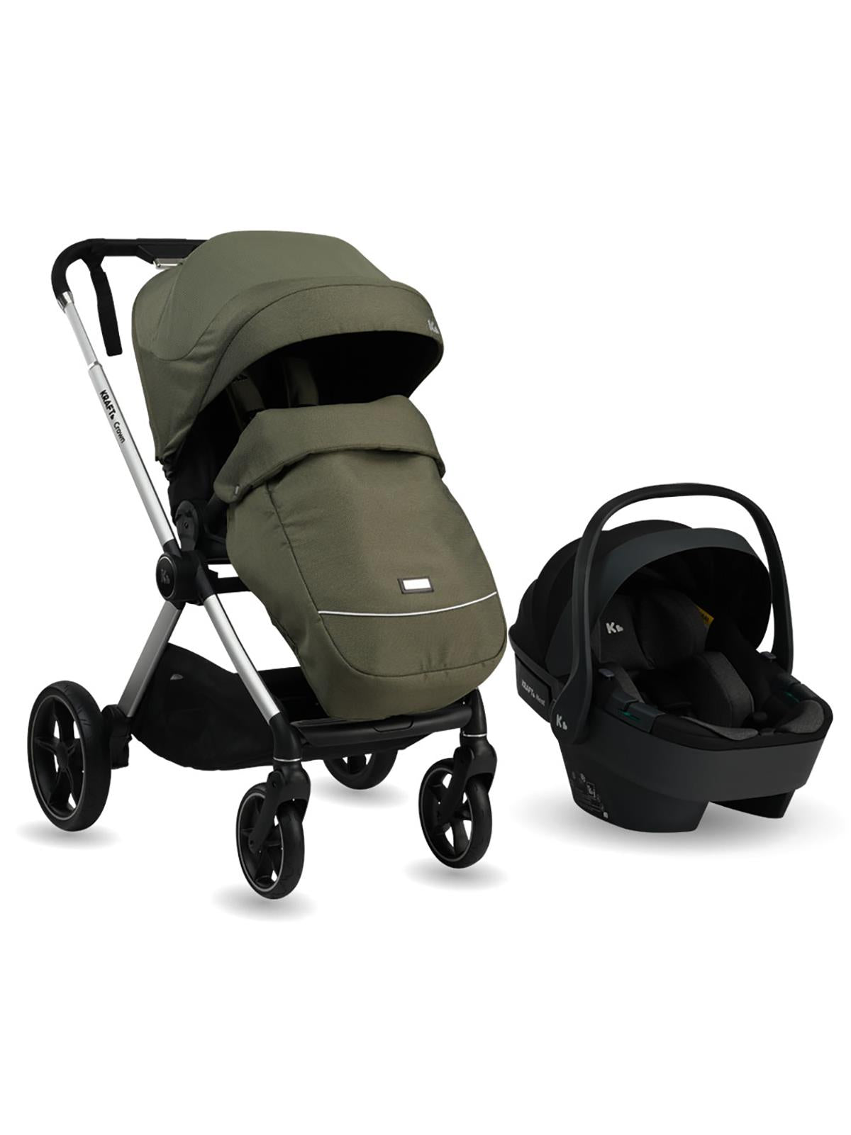 Kraft Crown Travel Sistem Bebek Arabası - Bej