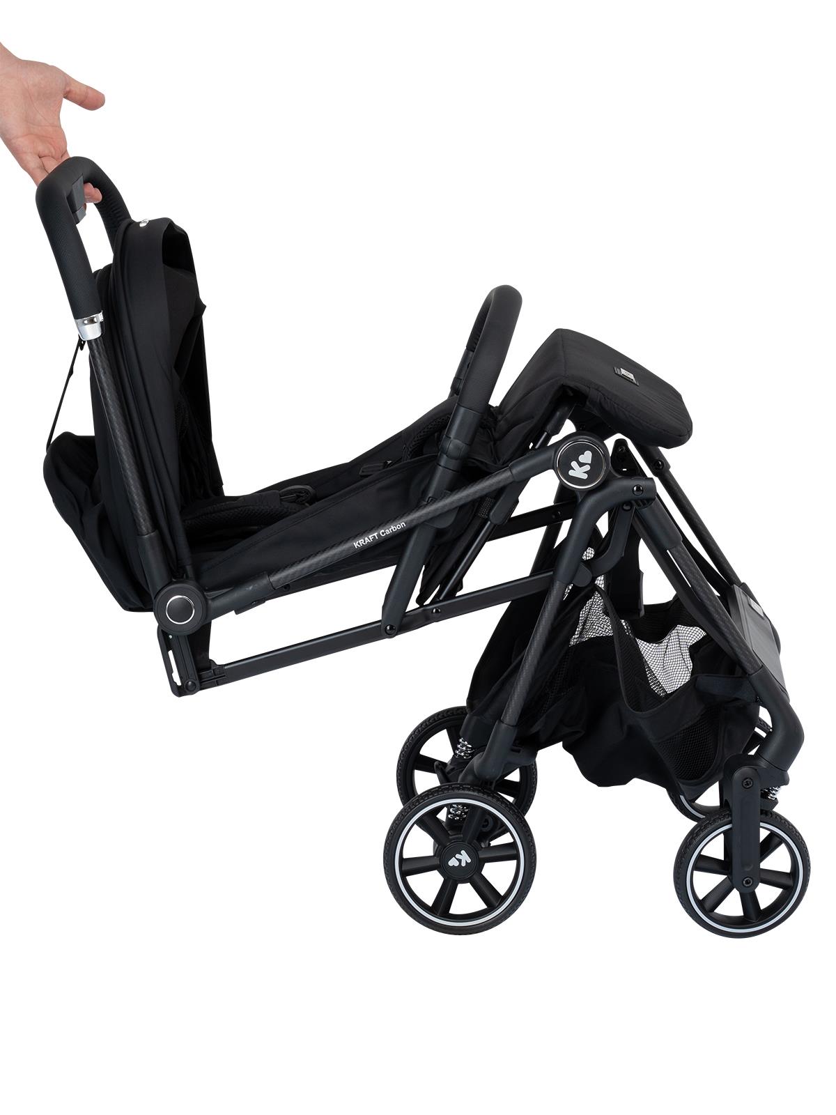 Kraft Carbon Kabin Bebek Arabası - Siyah