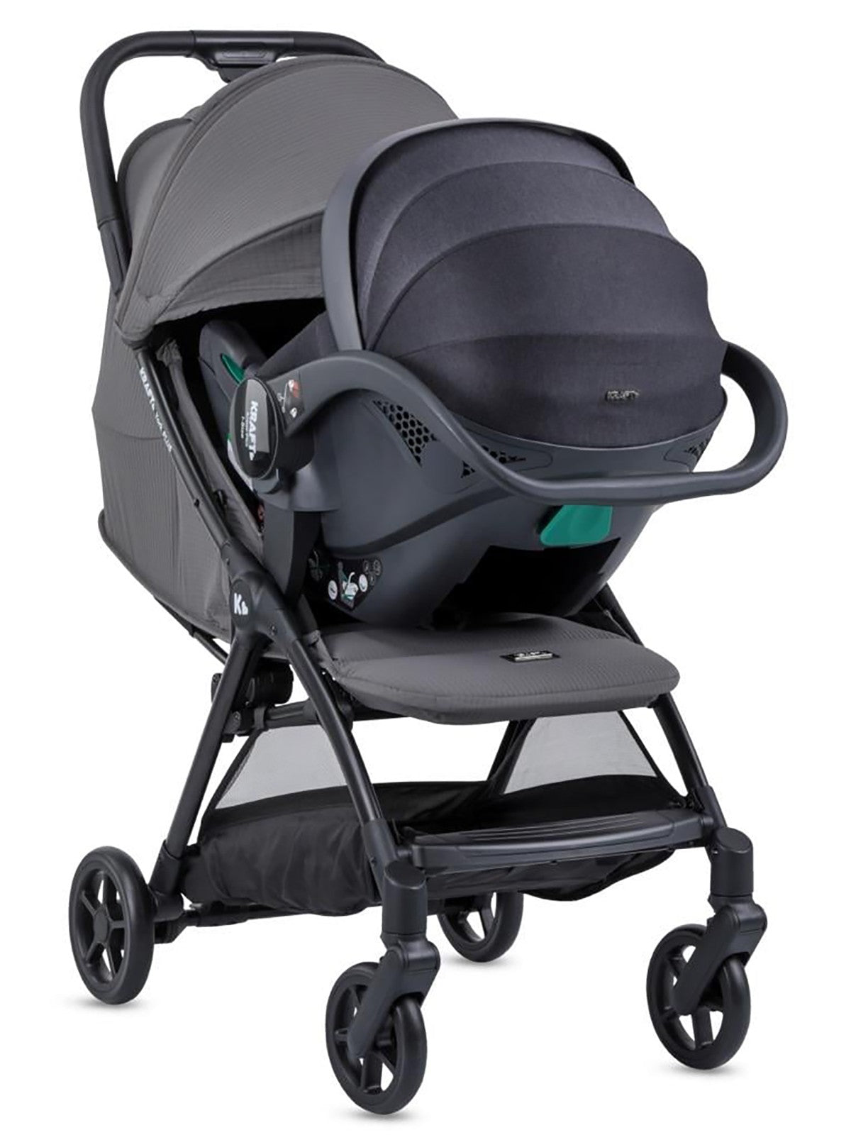 Kraft York Plus Travel Sistem Bebek Arabası - Siyah