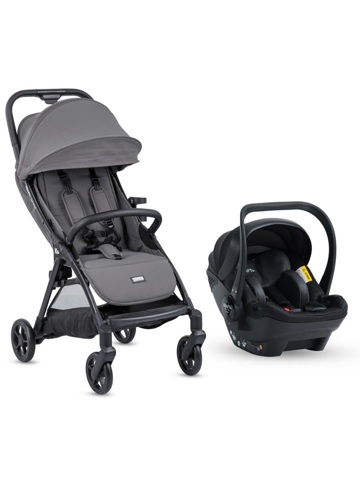 Kraft York Plus Travel Sistem Bebek Arabası - Siyah