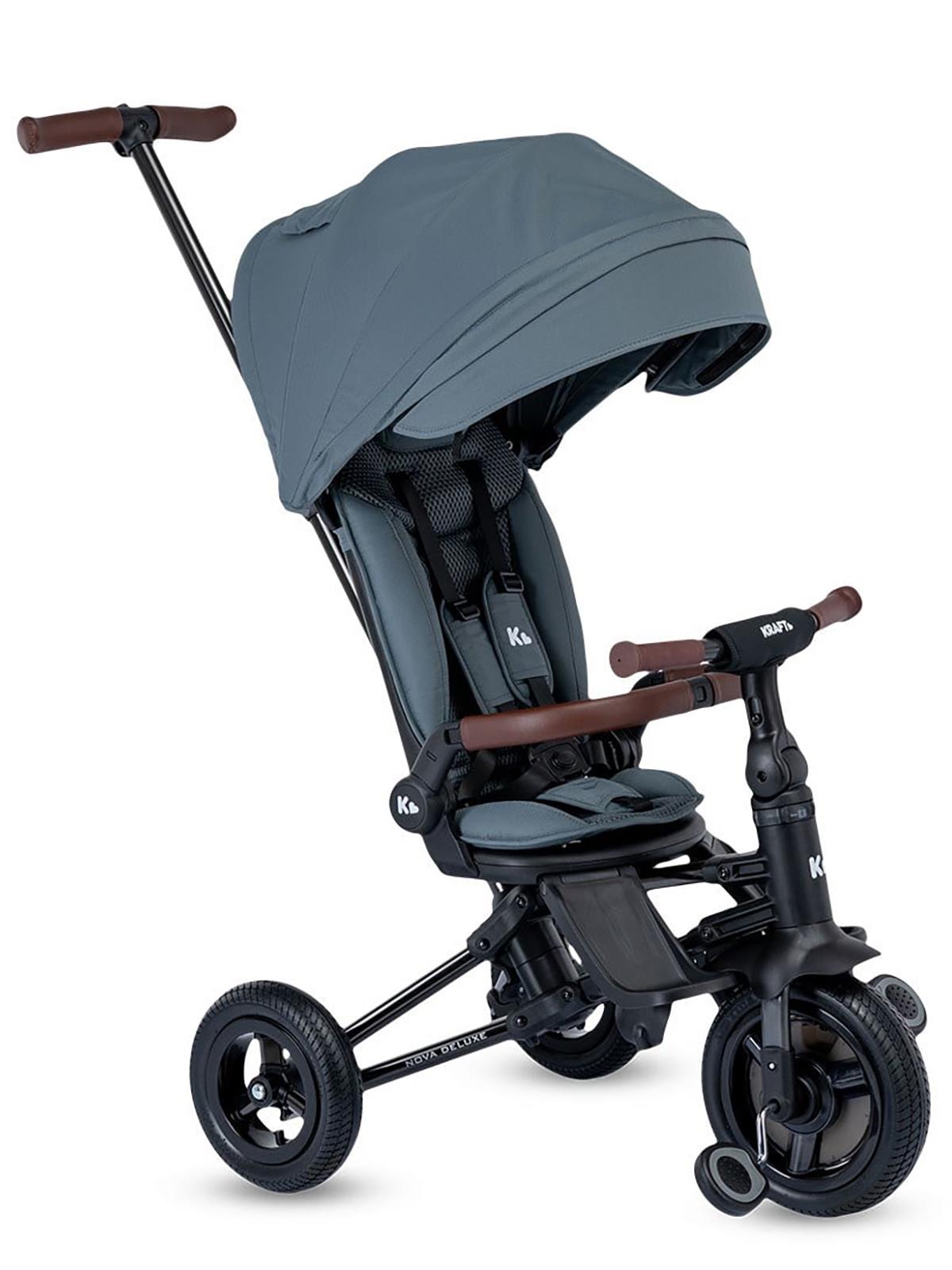Kraft Nova Deluxe Qplay 5 in 1 Kaltanır Bisiklets - Gri