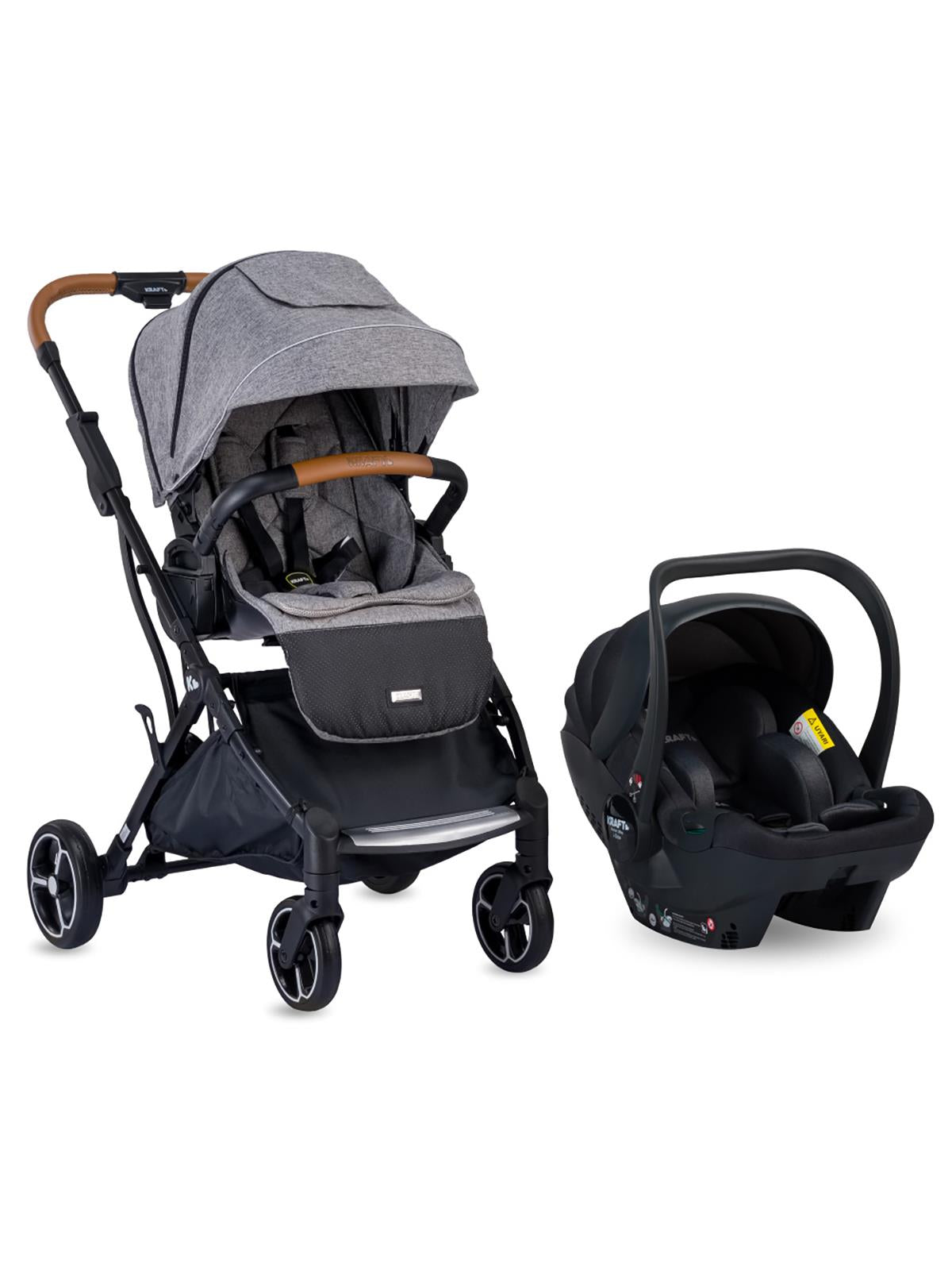 Kraft Juno Travel Sistem Bebek Arabası - Gri