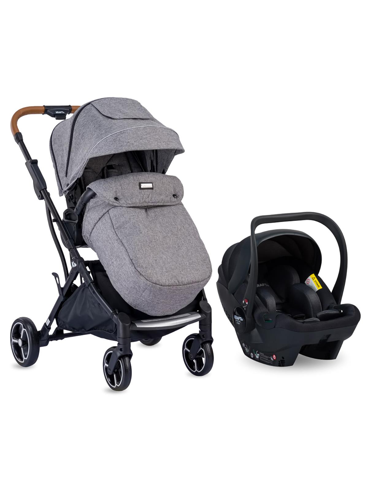 Kraft Juno Travel Sistem Bebek Arabası - Gri