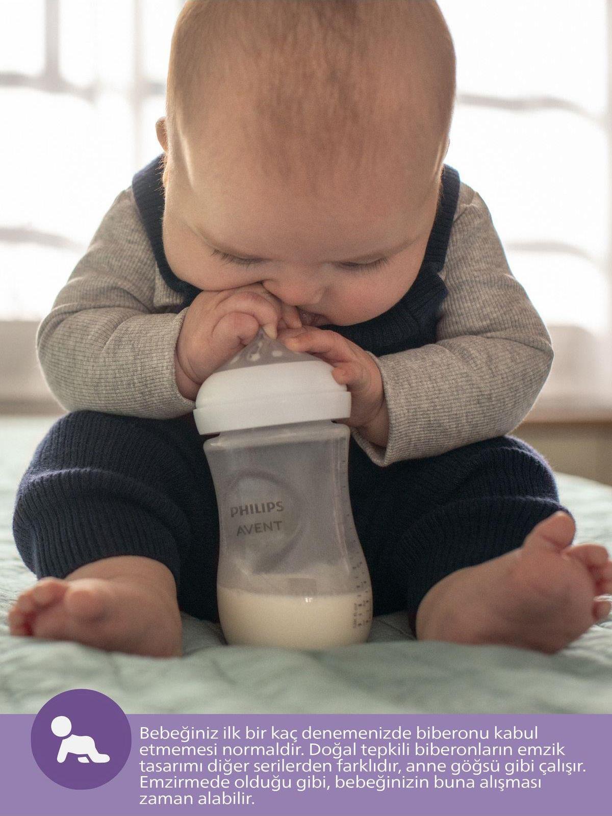 Avent Natural Response PP Biberon125ml0+ Ay,Doğal Tepkili Biberon Emziği