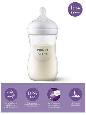 Avent Natural Response PP Biberon 260ml 1+ Ay