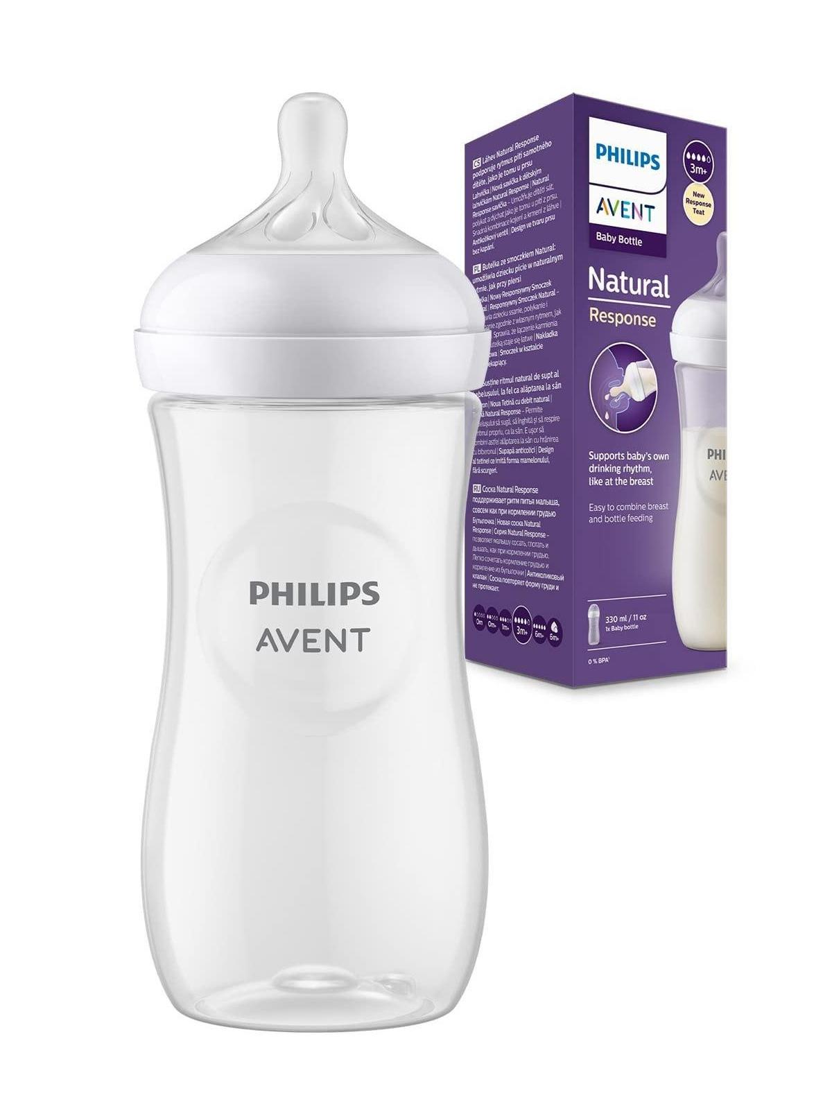 Avent Natural Response PP Biberon330ml3+ Ay,Doğal Tepkili Biberon Emziği