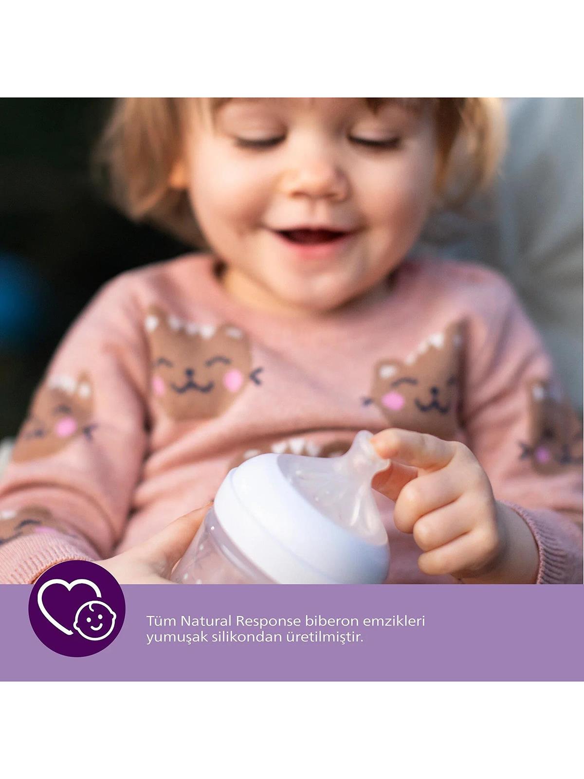 Avent Natural Response 2'li Biberon Emziği6 Numara6+ AyDoğal Tepkili Biberon Emziği