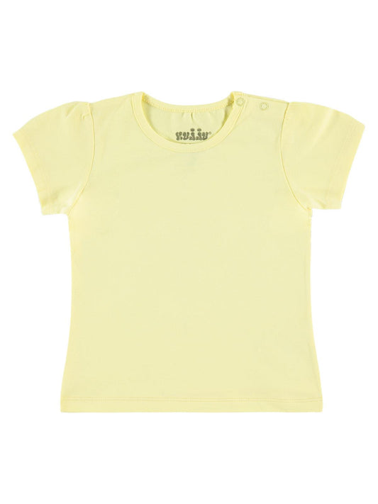 Civil Baby Kız Bebek Tişört 6-18 Ay - Sarı