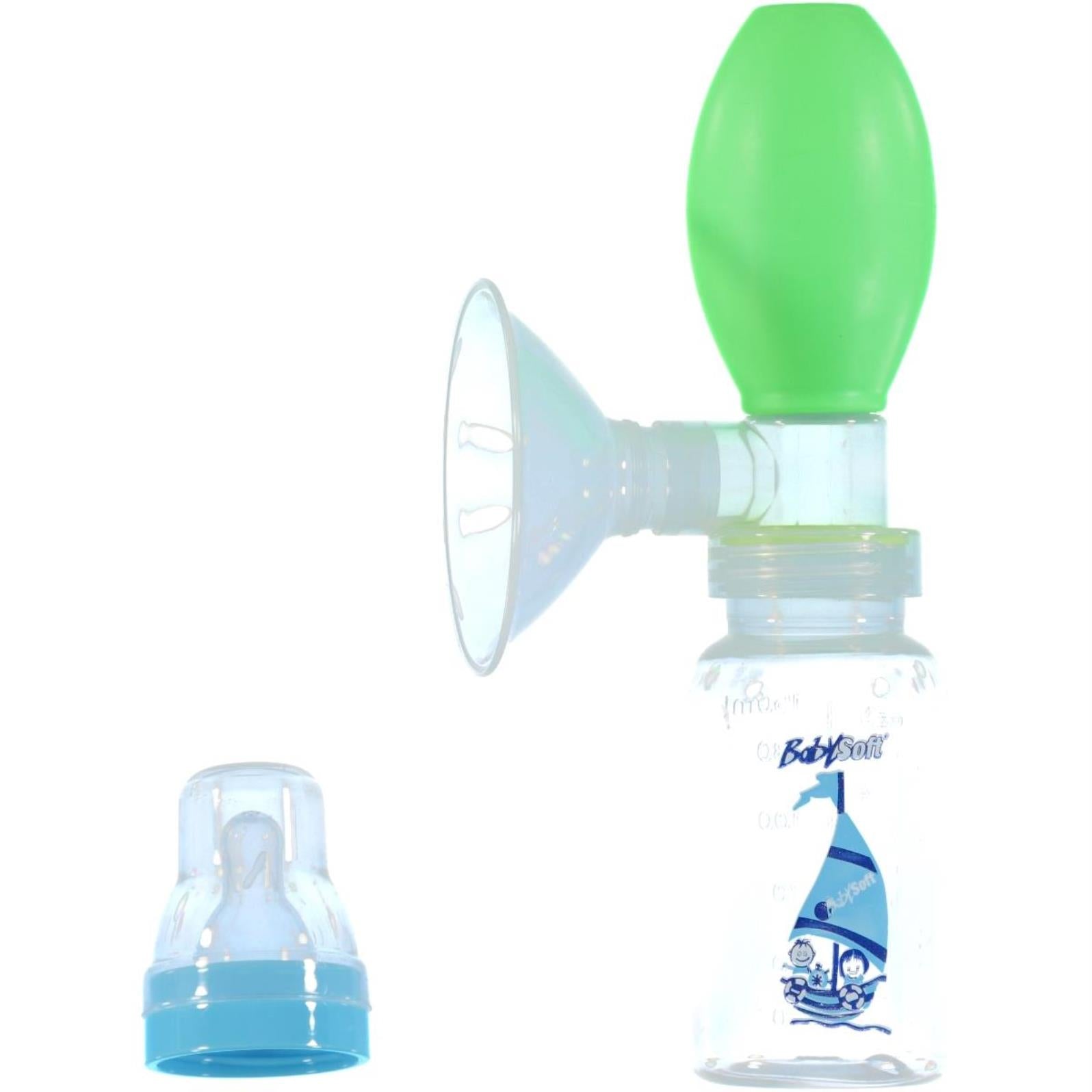 Baby Soft Manuel Gögüs Pompası - Mavi
