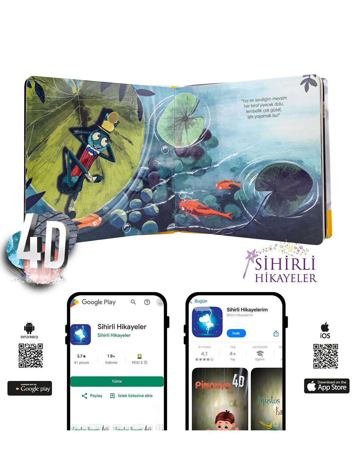 Bee Smart Canlanan Masal Kahramaları Ağustos Böceği ve Karınca