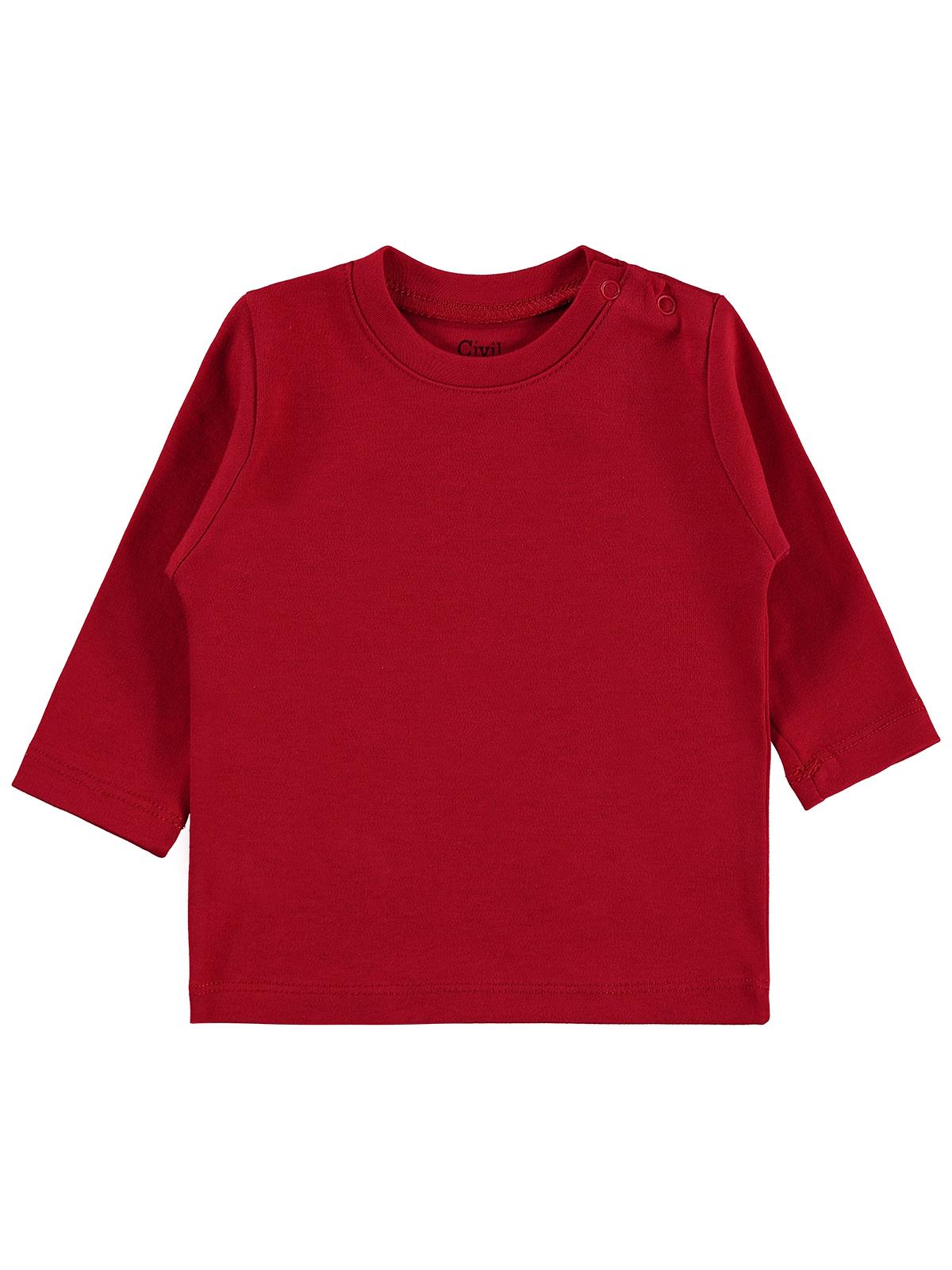 Civil Baby Bebek Penye Sweatshirt 12-24 Ay - Kırmızı