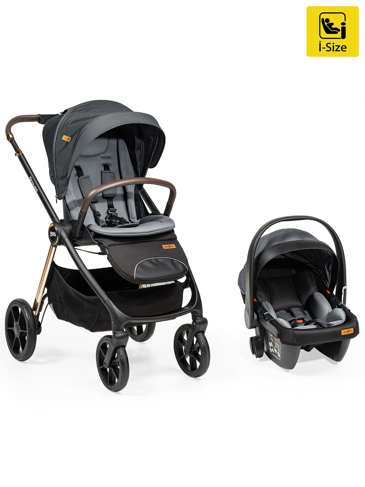 Baby2Go Grouse Travel Sistem Bebek Arabası - Siyah