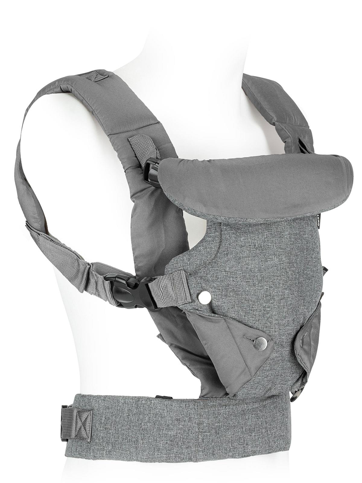 WellGro Comfy Bebek Kanguru - Gri