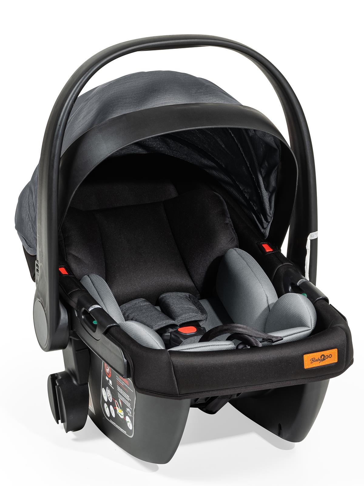 Baby2Go Grouse Travel Sistem Bebek Arabası - Siyah