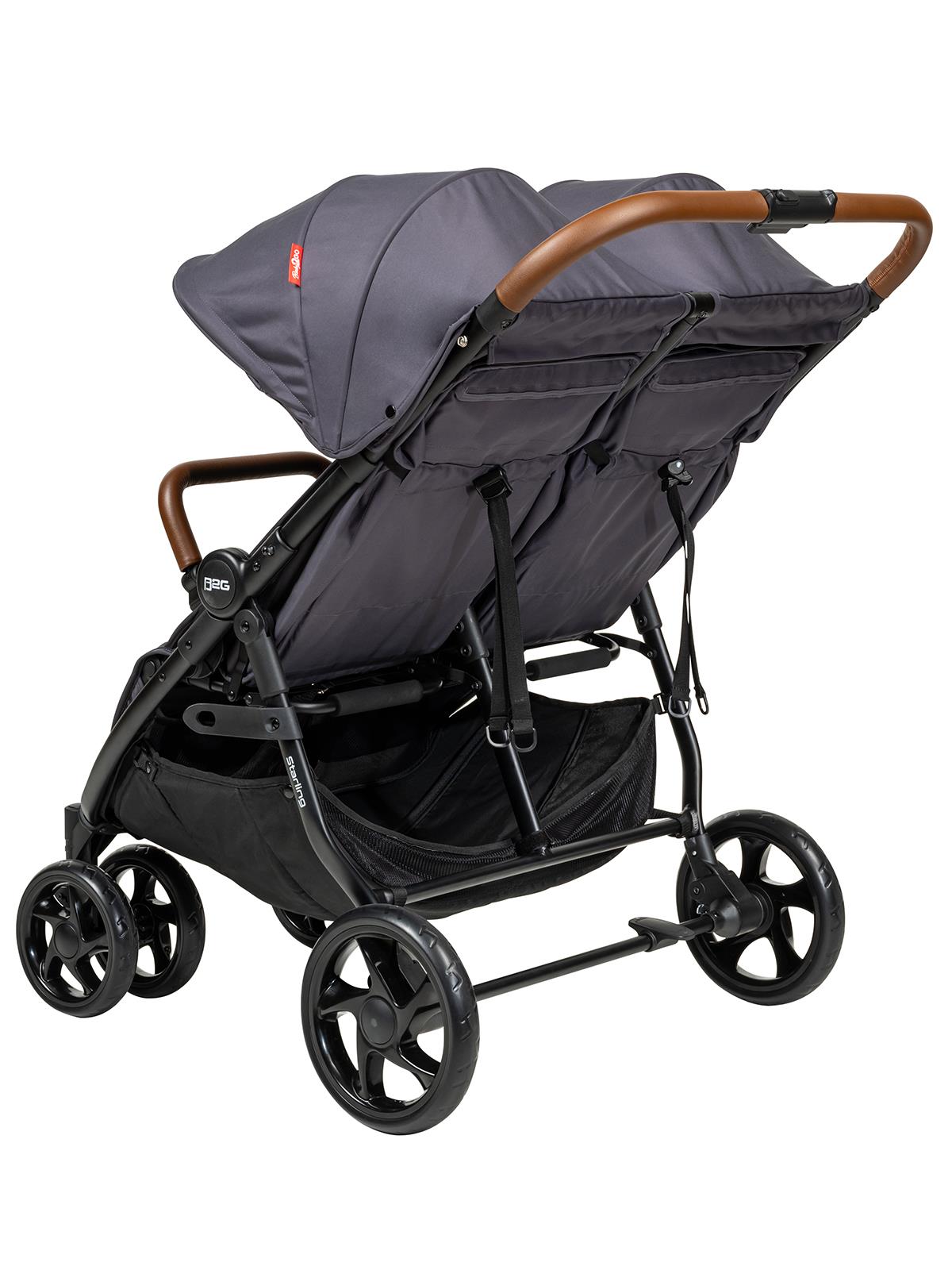 Baby2Go Starling İkiz Puset Bebek Arabası - Gri