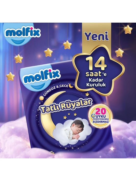 Molfix Sweet Dreams Ultra Fırsat Paket Junior 58'li