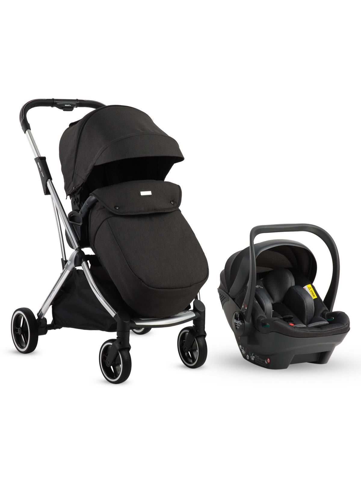 Kraft Kenya I-Size Travel Sistem Bebek Arabası - Gri