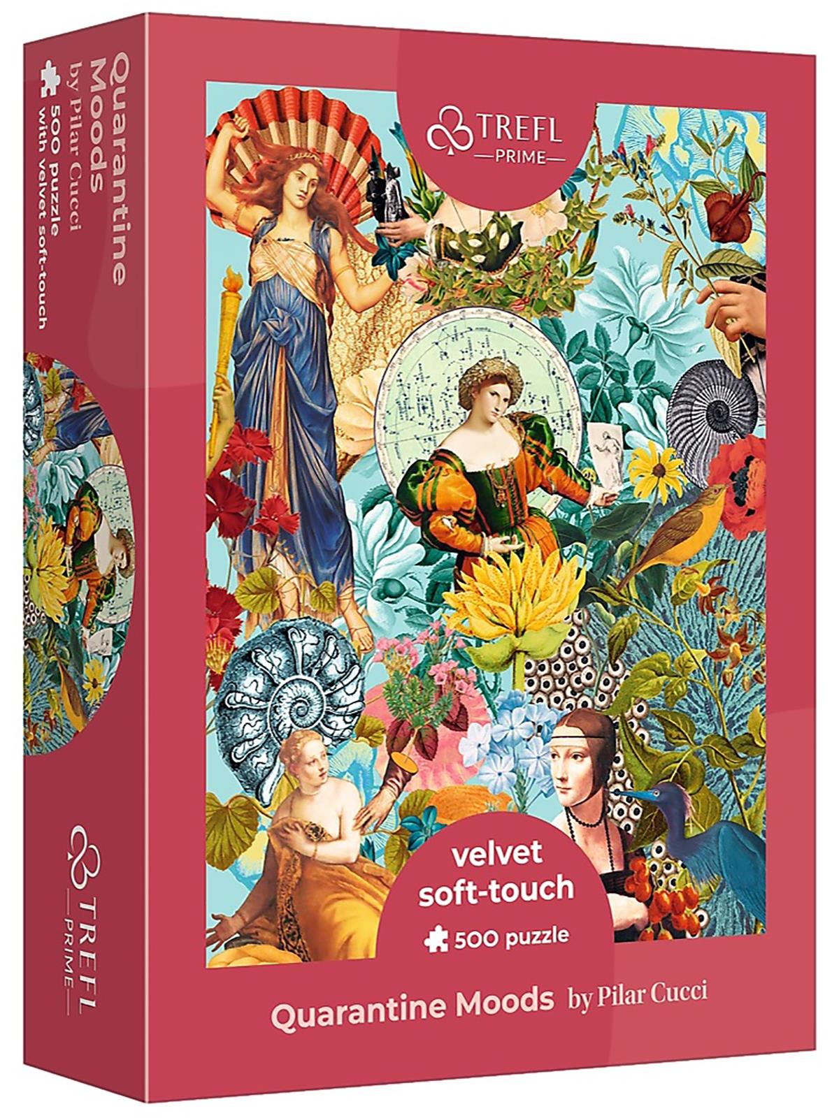 Vardem Oyuncak Trefl 500 Parça Puzzle Karantina Moods (34x48cm)